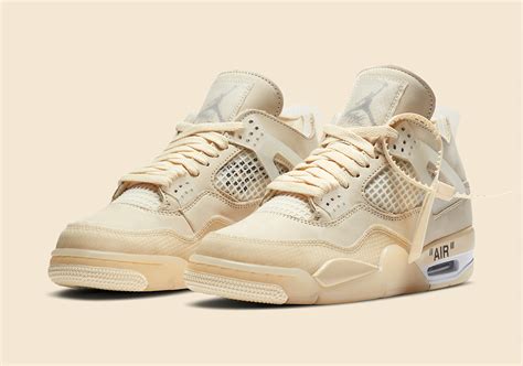 Off-White Jordan 4 Sail CV9388-100 Release Date | SneakerNews.com