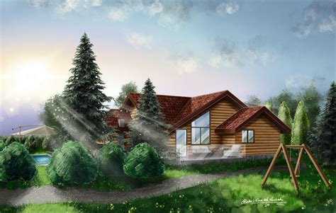 Architectural sketch and landscape | Landscape sketch, Architectural ...