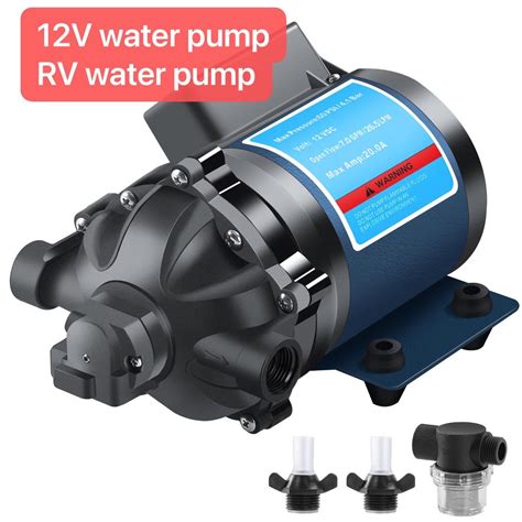 89.99$ 12v Water Pump, RV Water Pump with Filter and Adapter, Self ...