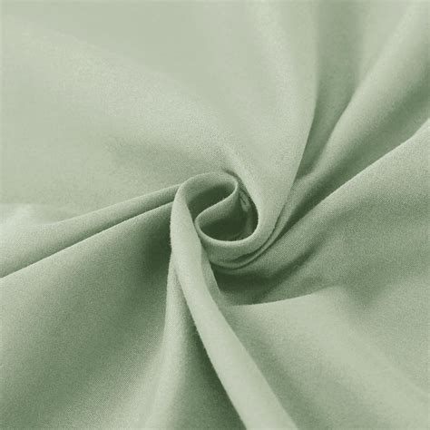 Pure Soft Plain Quilt Cover Set (Sage Green) | Manchester Direct