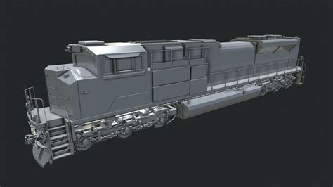 EMD-SD70ACe Locomotion 3D model | CGTrader