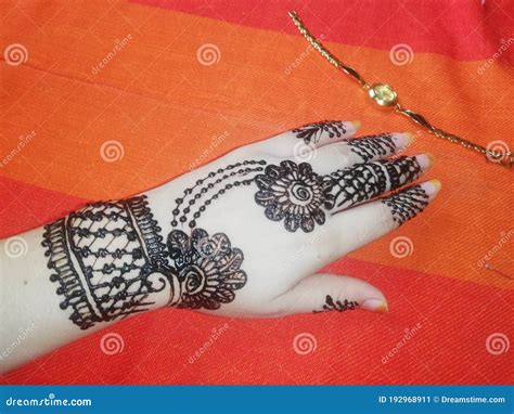 Beautiful Mehndi Desing Design Mejndi Design Hand Stock Image - Image ...