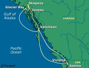 Alaska Itinerary Maps & Information - CEALS - Alaska Cruises and Land Tours