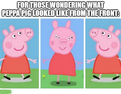 Peppa Pig Meme Discover more interesting Cartoon, Cute, Peppa Pig, Pink ...