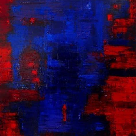 Red And Blue Abstract Painting at PaintingValley.com | Explore ...