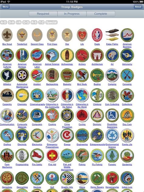 Boy Scout Merit Badge Worksheet