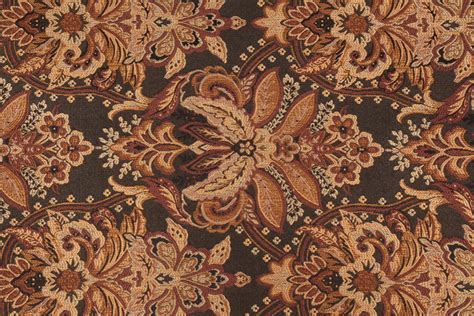 12.5 Yards Tapestry Upholstery Fabric in Black