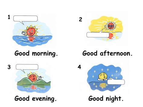 Good morning - Interactive worksheet | English activities for kids ...