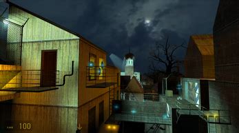 Half-Life 2 - Ravenholm Full Moon Night by fan.io