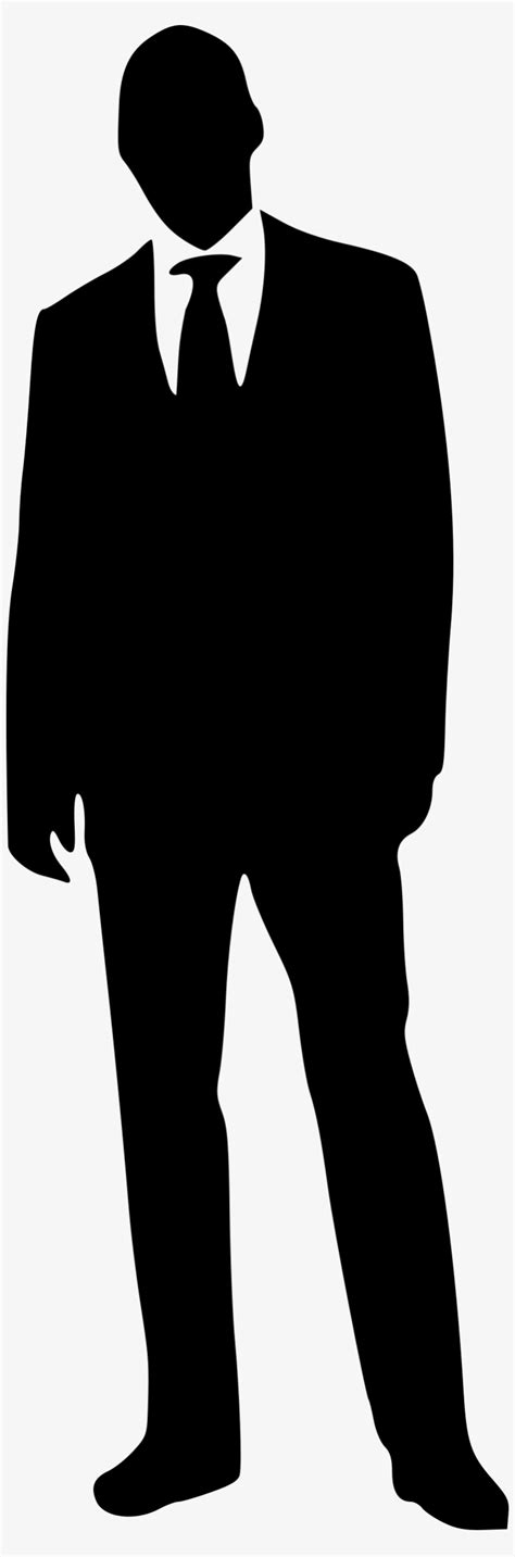 Businessman Clip Art - Silhouette Of People Cartoon Transparent ...