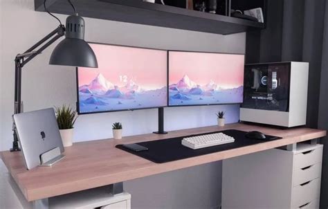 The Ultimate Setup with IKEA Desk for gaming - Minimal Desk Setups ...