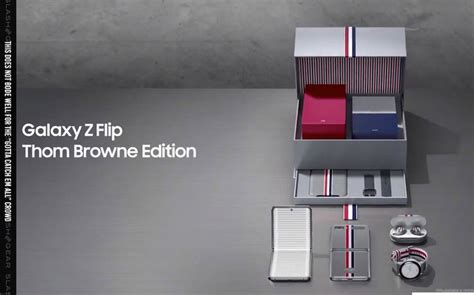 Samsung Galaxy Z Flip Thom Browne Edition Leaked - SlashGear