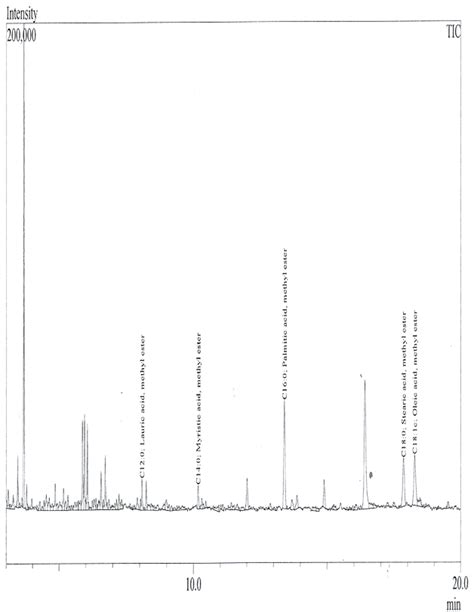 Graphical representation of GC-MS analysis of sample 1 | Download ...