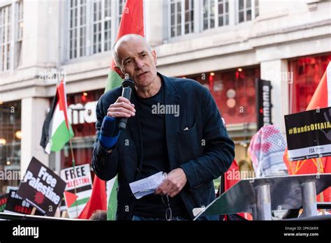 London, UK. 7 April 2023. Protest outside Israeli Embassy in London ...