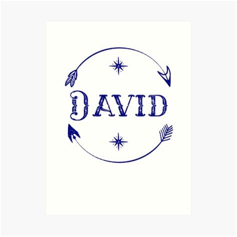 Name David Art Prints | Redbubble