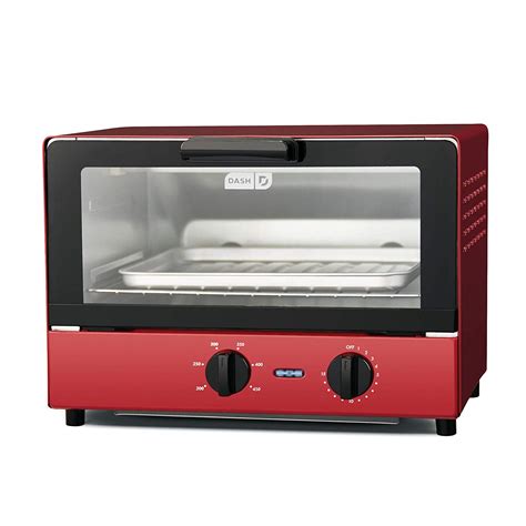 Dash Compact Toaster Oven Cooker for Bread, Bagels, Cookies, Pizza ...