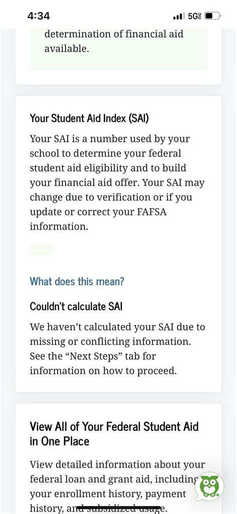 Processed but no SAI? : r/FAFSA