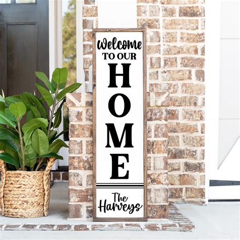 Welcome to Our Home Porch Sign SVG - Kara Creates