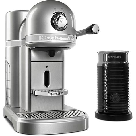 KitchenAid Nespresso 5-Cup Espresso Machine and Milk Frother-KES0504SR ...