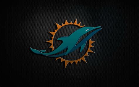 Miami Dolphins Logo Wallpaper | PixelsTalk.Net