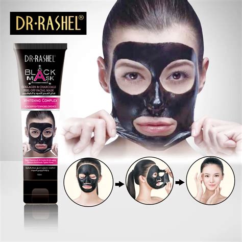 DR RASHEL Black Mask Nose Blackhead Remover Peel Off Facial Mask Acne ...