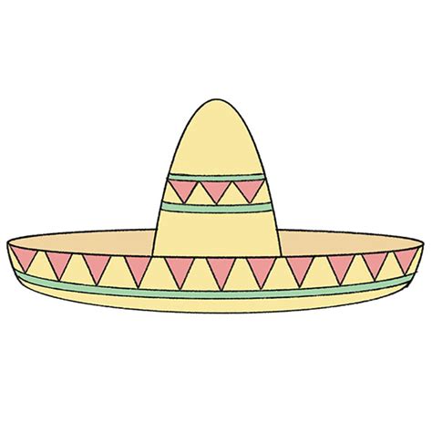 How to Draw a Sombrero - Easy Drawing Tutorial For Kids