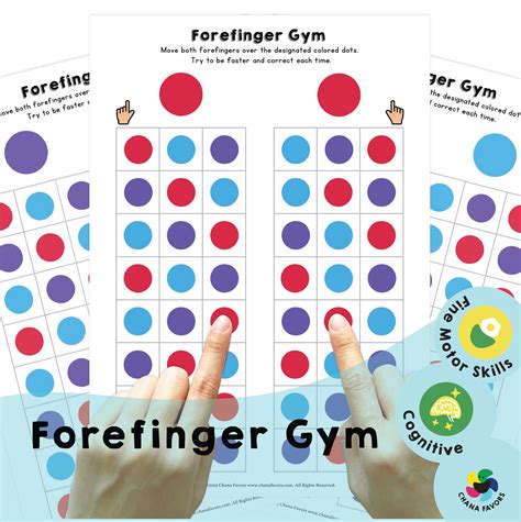 Forefinger Gym Printable Brain Training Games That Train - Etsy