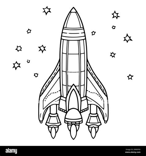 Printable spaceship coloring pages hi-res stock photography and images ...