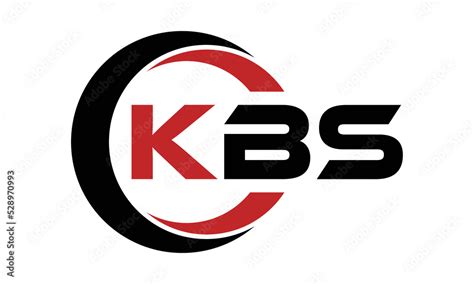 KBS three letter swoosh logo design vector template | monogram logo ...