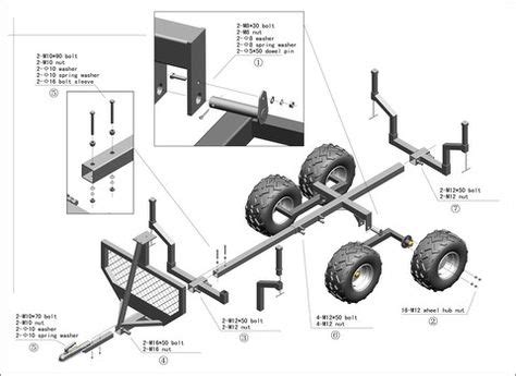 16 Trailer.atv ideas | atv, atv trailers, atv accessories