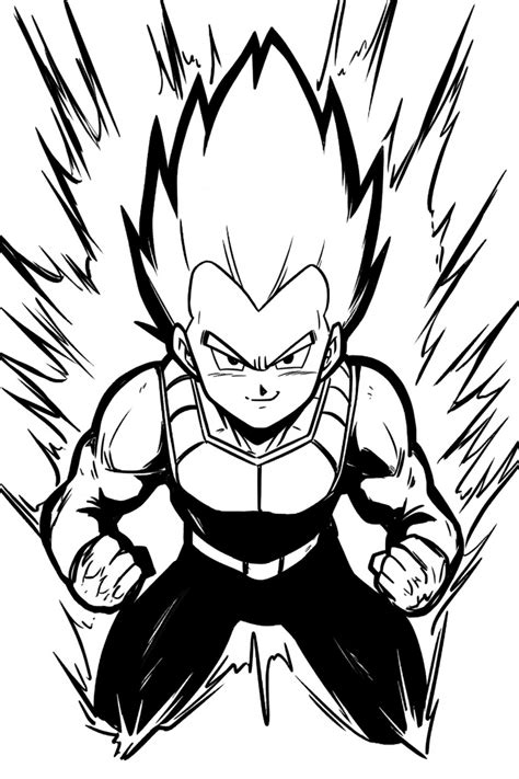 Vegeta Coloring Pages