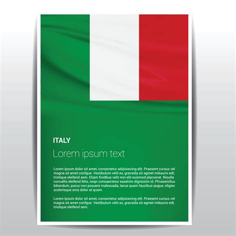 Italy flag design vector 13347894 Vector Art at Vecteezy