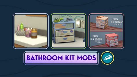 Improve the quality of Sims 4 Bathroom Clutter Kit with these Mods!