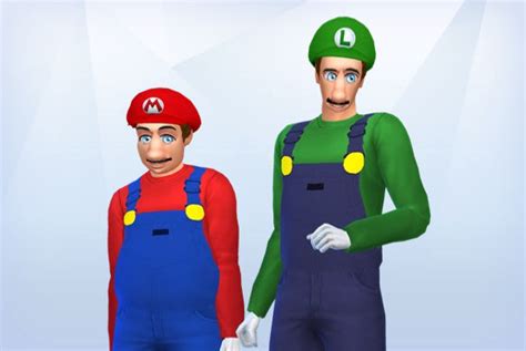 Sims 4 Accurate Mario Bros By Regularshowandsonic On Deviantart