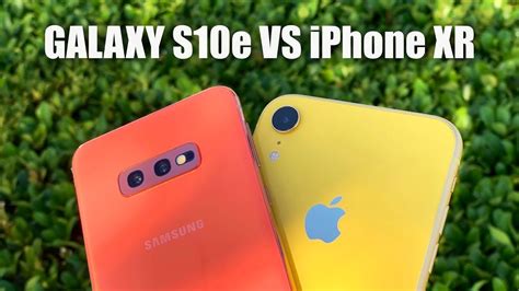 Samsung Galaxy S10e Camera vs iPhone XR Comparison Test! - YouTube