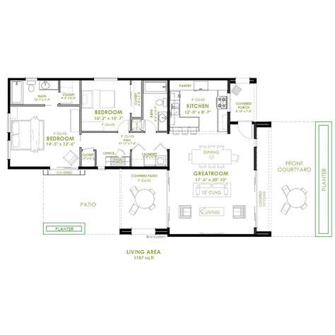 Sample Floor Plan For 2 Bedroom House - floorplans.click