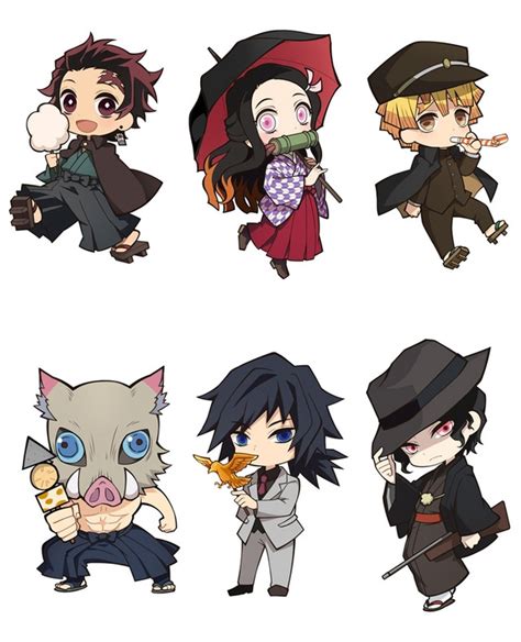 Kimetsu No Yaiba Characters Chibi - Agatsumawall | Demon Slayer