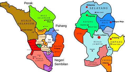 Districts In Selangor Map Kuala Selangor Selangor Parliament And ...