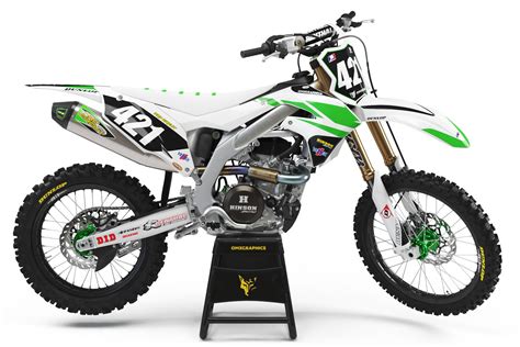 Kawasaki TONUS Graphics Kit White – OMXGraphics