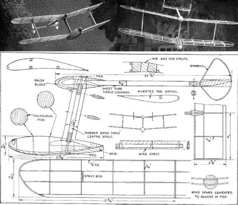 Model airplane plans for something different, interesting and unusual