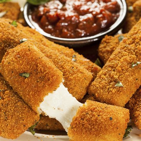 Breaded Mozzarella Sticks Recipe