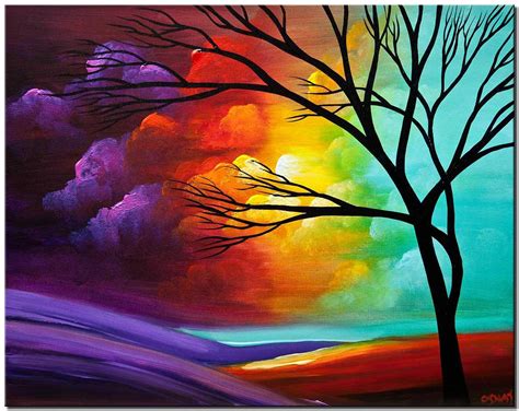 50+ Beautiful Tree Painting Ideas for Inspiration