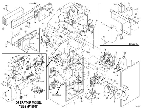 Repair Parts - PowerMaster Arm Barrier Operator SBG P1500 Repair Part