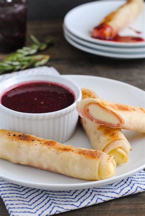 Ham & Mozzarella Sticks with Raspberry-Dijon Dipping Sauce - Foxes Love ...