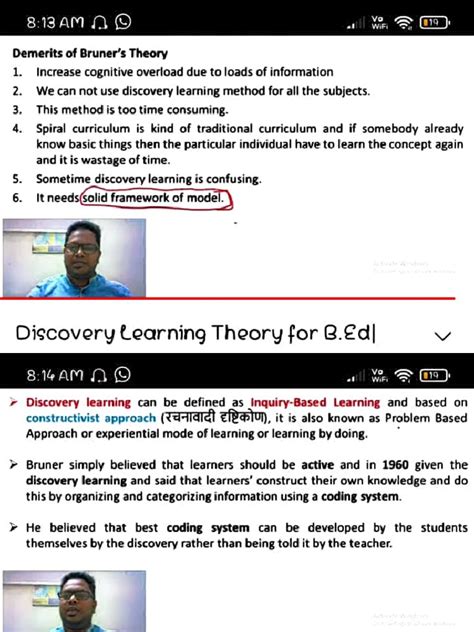 Analysis of Bruner's Discovery Learning Theory Based on a Document ...