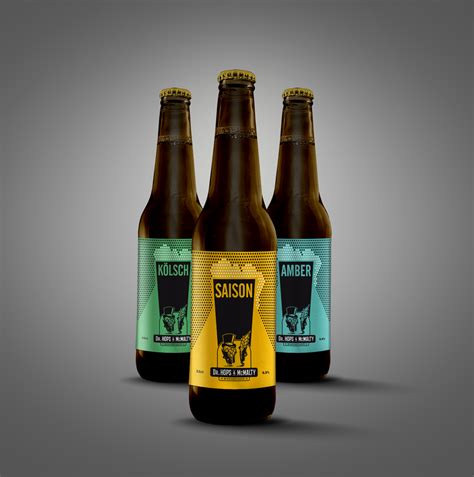 Label for beer bottles on Behance