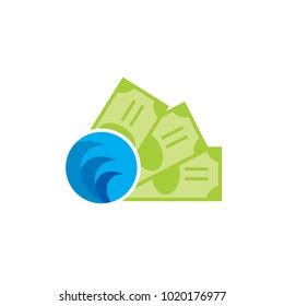 Wave Money Logo Icon Design Stock Vector (Royalty Free) 1020176977 ...