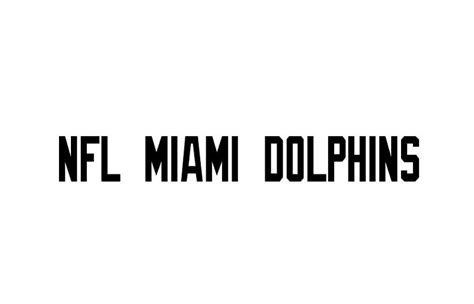 NFL Miami Dolphins Font Free Download | Fonty Fonts