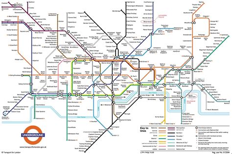 Carte De Métro Londres | Subway Application