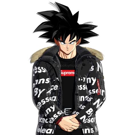 Goku Drip Jacket Png